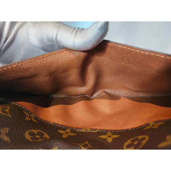 Louis Vuitton Monogram Bordeaux Clutch Shoulder Bag Crossbody Brown Canvas - Picture 13 of 16